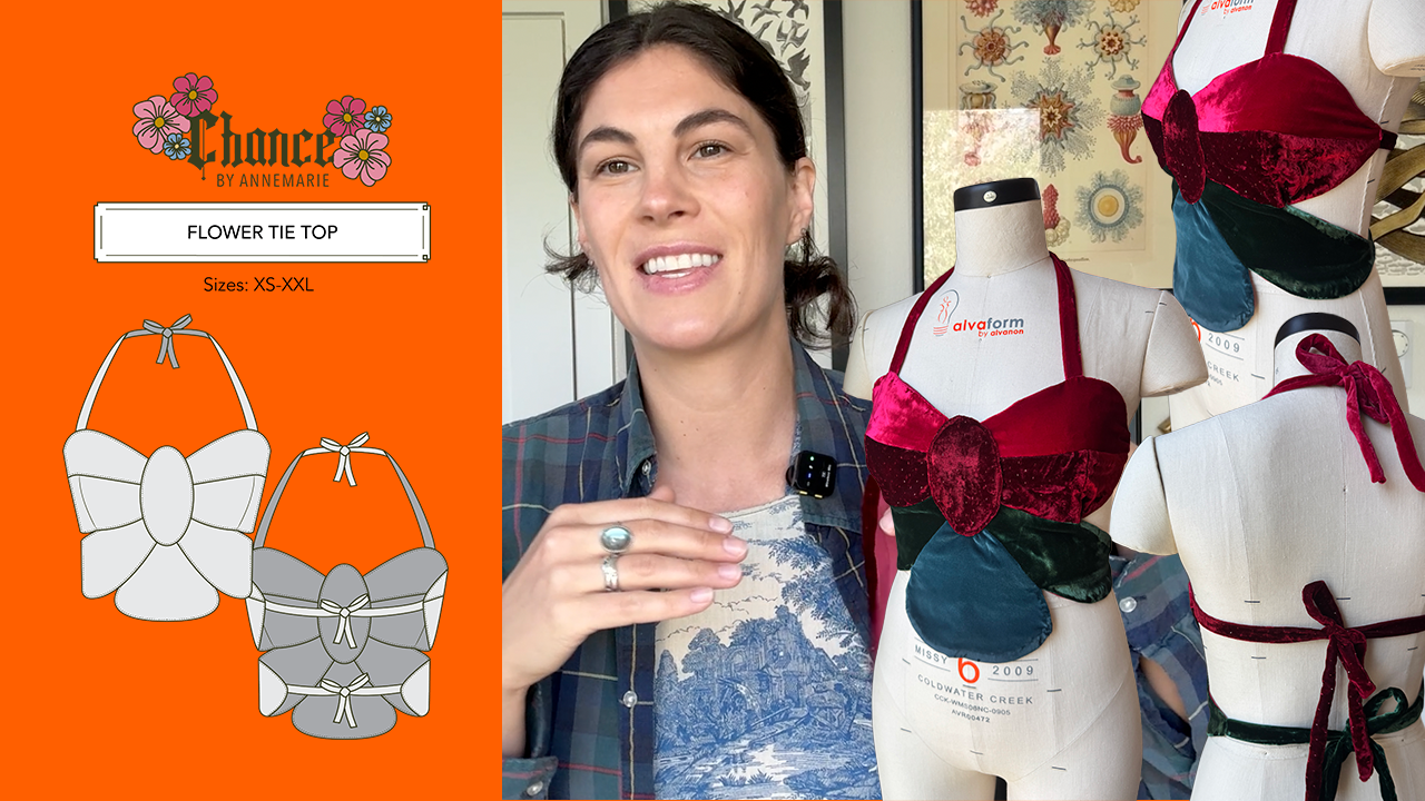 Load video: Tutorial for Low Rise Lounge Pants Pattern